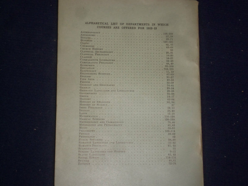 1912-1914 HARVARD UNIVERSTITY OFFICIAL REGISTER - LOT OF 5 - O 226J
