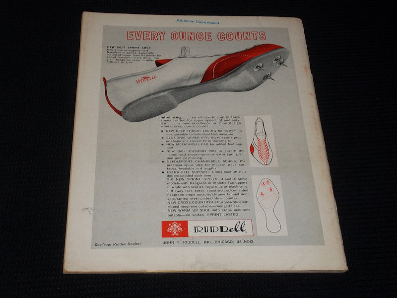 1965 MARCH COACH & ATHLETE MAGAZINE - SKINNER & CLYDE LEE VANDERBILT - E 3100