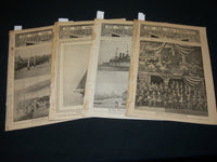 1900 THE MAIL AND EXPRESS ILLUSTRATED MAGAZINE LOT OF 4 - NEW YORK - NP 2399R