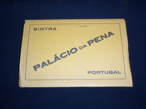 1940'S PALACIO DA PENA PORTUGAL POSTCARD PACK - TOPOGRAPHICAL - J 8743