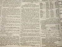 1862 MAY 24 & 30 THE EVENING POST NEWSPAPER LOT OF 2 - CIVIL WAR - NP 4942