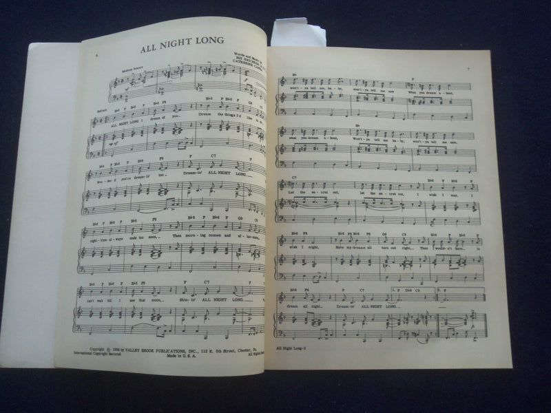 1956 BILL HALEY AND HIS COMETS SONGBOOK - J 8379