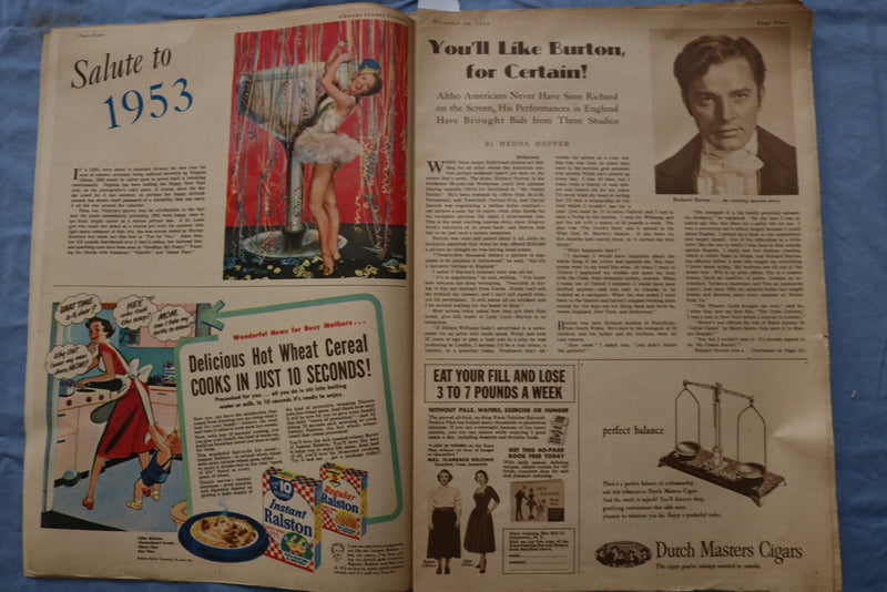 1952 DECEMBER 28 CHICAGO TRIBUNE PICTURE SECTION-IROQUOIS THEATRE FIRE - NP 9198