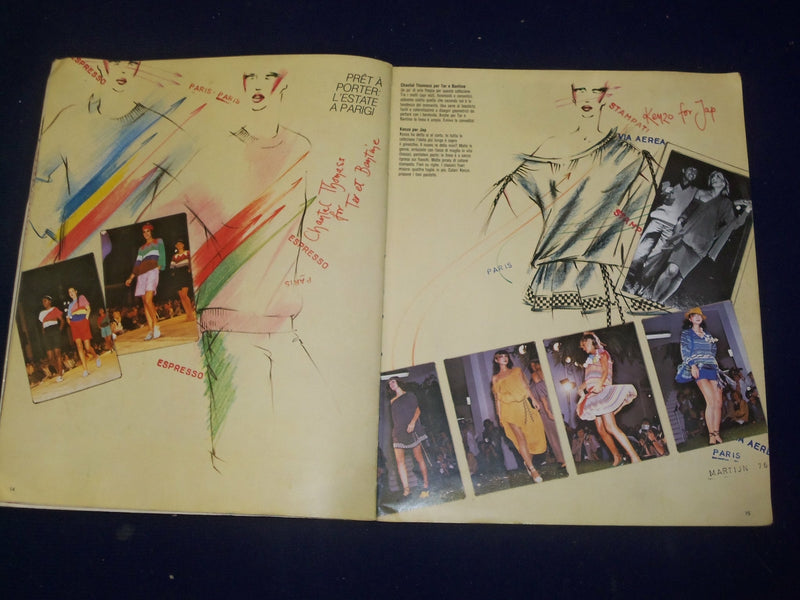 1977 JANUARY-FEBRUARY-MARCH PIU MAGLIA FASHION MAGAZINE - B 6529