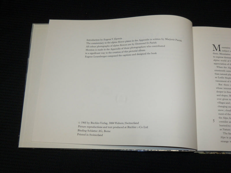 1965 SWISS MOUNTAIN MAGIC HARDCOVER BOOK BY EUGENE LEUENBERGER - R 720B