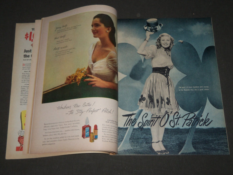 1948 MARCH MOVIE STORY MAGAZINE - JOAN FONTAINE COVER - NICE ADS - M 68
