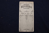 1920 THE COPPERHEAD -SHUBERT RIVIERA THEATRE - LIONEL BARRYMORE PROGRAM - K 1782