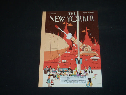 2013 APRIL 22 THE NEW YORKER MAGAZINE - ILLUSTRATED COVER - NY 2173