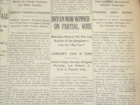 1920 APRIL 22 NEW YORK TIMES - BRYAN WINNER ON PARTIAL VOTE - NT 8297