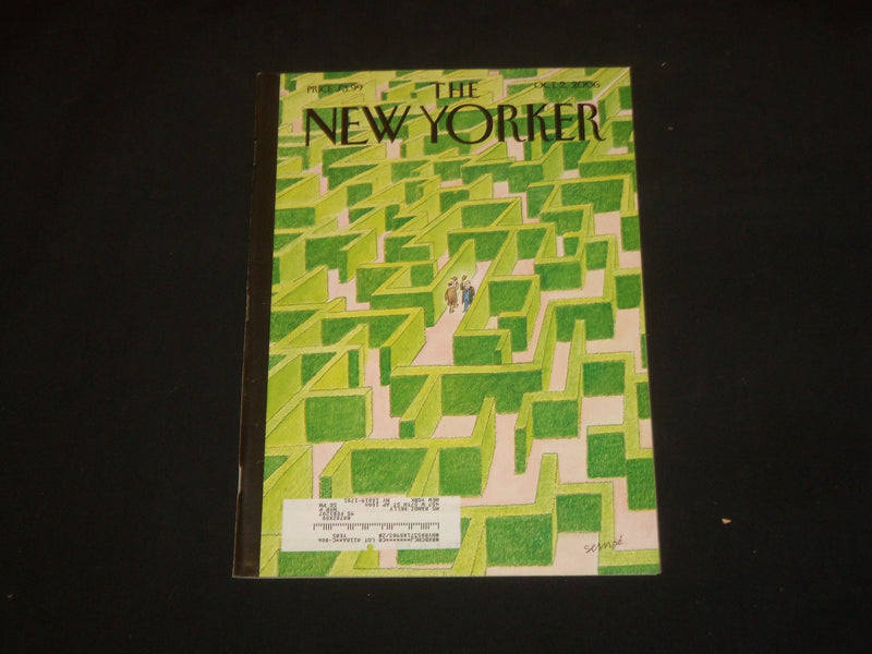 2006 OCTOBER 2 THE NEW YORKER MAGAZINE - ILLUSTRATED COVER - NY 2082