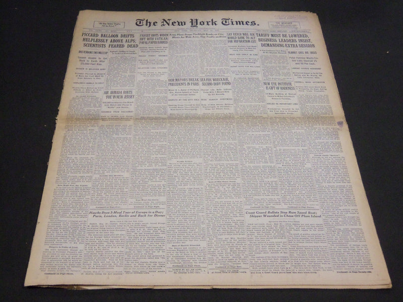 1931 MAY 28 NEW YORK TIMES - NEW EYE INSTITUTE IS GIFT OF HARKNESS - NT 5025