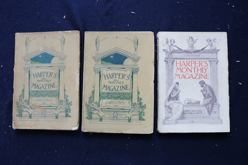 1894-1920 HARPER'S MONTHLY MAGAZINE - LOT OF 9 - O 3491