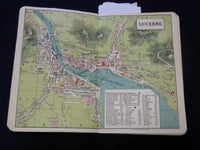 1894 LUCERNE - LAKE AND ENVIRONS GUIDE BOOK - J 7288