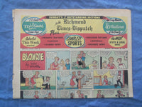 1954 SEP 26 RICHMOND TIMES-DISPATCH NEWSPAPER - SUNDAY COLOR COMICS - NP 8426
