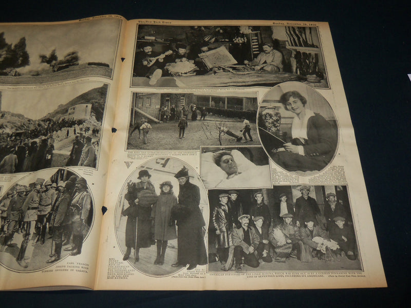 1916 NOVEMBER 26 NEW YORK TIMES ROTO PICTURE SECTION - RUTH LAW - NT 8966