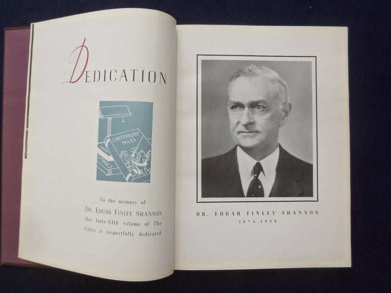 1939 CALYX WASHINGTON AND LEE UNIVERSITY YEARBOOK - LEXINGTON, VIRGINIA- YB 3047