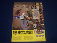 1989 JANUARY ON VIDEO MAGAZINE PREMIERE ISSUE - BRAZIL - MICHAEL KEATON - J 1554