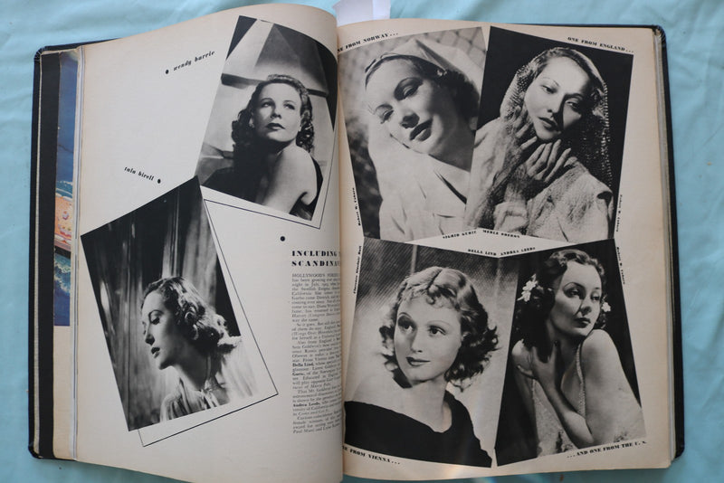 1937 JUNE, JULY, SEPTEMBER CINEMA ARTS MAGAZINE - BOUND VOLUME - E 26485