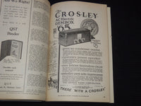 1929 QST AMATEUR RADIO MAGAZINES LOT OF 12 ISSUES - COMPLETE YEAR - WR 54D