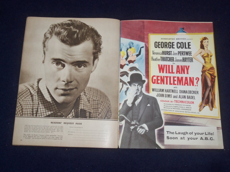 1953 AUGUST FILM REVIEW MAGAZINE - JEAN SIMMONS - STEWART GRANGER - J 9669