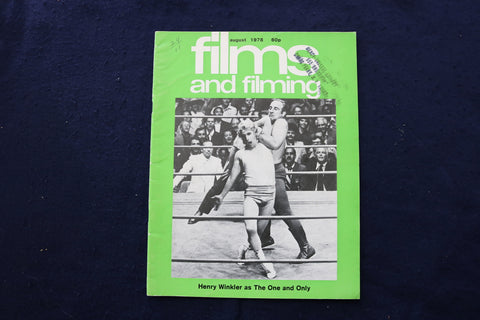 1978 AUGUST FILMS AND FILMING MAGAZINE - HENRY WINKLER COVER - E 18010