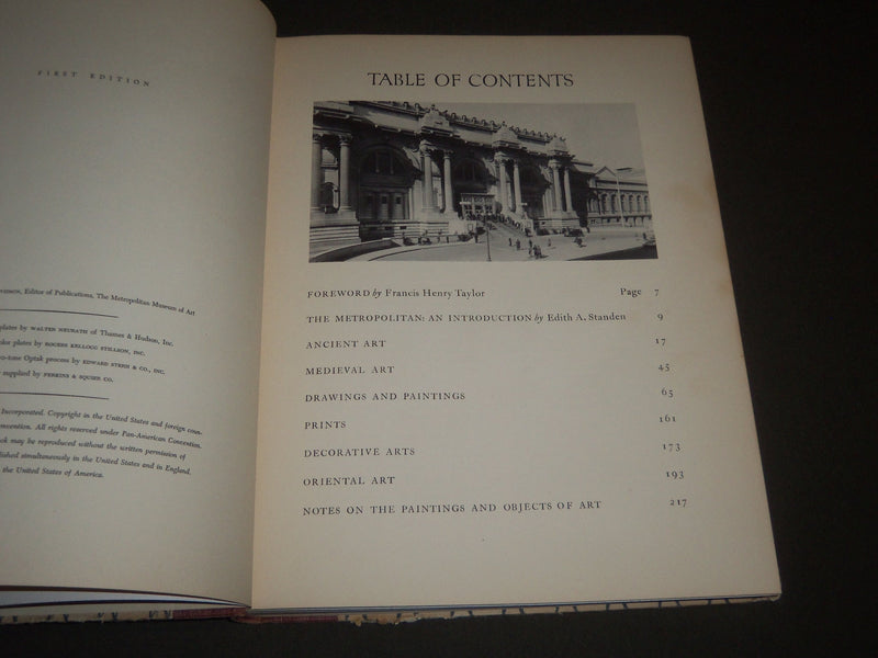 1952 ART TREASURES OF THE METROPOLITAN EDITED BY MARSHALL B. DAVIDSON - I 1178
