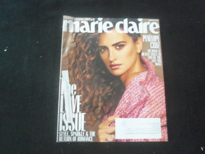 2019 FEBRUARY MARIE CLAIRE MAGAZINE - PENELOPE CRUZ COVER - ST 734G
