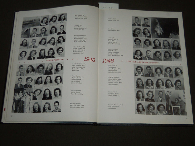 1946 THE RECENSIO MIAMI UNIVERSITY YEARBOOK - SID GILLMAN - OHIO- YB 1067