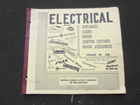 1952 SUPPLEE BIDDLE STELTS COMPANY ELETRICAL CATALOG - PHILADELPHIA - J 5715