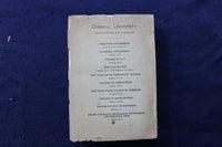 1900-1901 CORNELL UNIVERSITY REGISTER AND MAP - SOFTCOVER BOOK - K 823