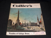 1949 OCTOBER 1 COLLIER'S MAGAZINE NICE FRONT COVER & ADS - E 4352