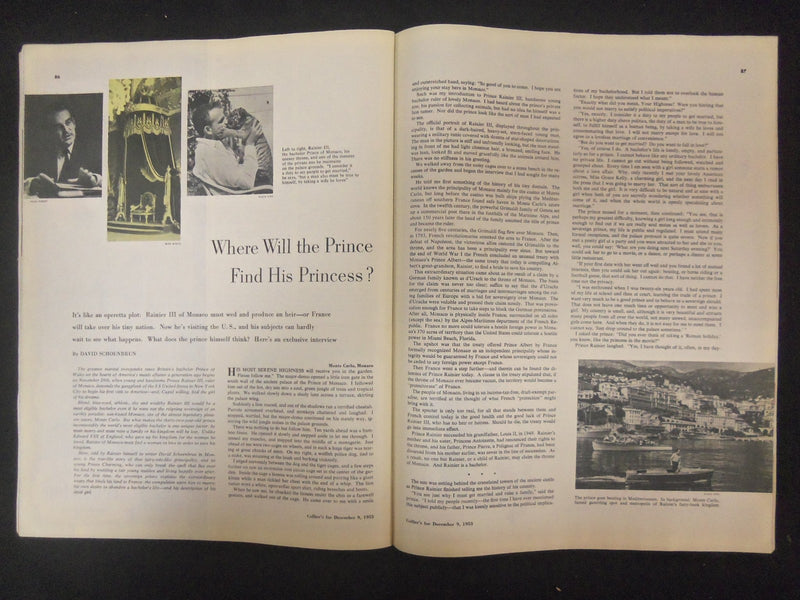 1955 DECEMBER 9 COLLIER'S MAGAZINE - 66TH ALL-AMERICAN FOOTBALL TEAM - ST 4537