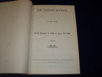 1904 THE SCHOOL JOURNAL MAGAZINE BOUND VOLUME NO. 68 & 69 LOT OF 2 - KD 3215