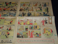 1939 OCTOBER 22 & 29 MINNEAPOLIS STAR JOURNAL COLOR COMICS LOT OF 2 - NP 2151X