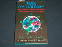 1972 INSIDE PSYCHOTHERAPY HARDCOVER BOOK INSCRIBED BY ADELAIDE BRY - D 497