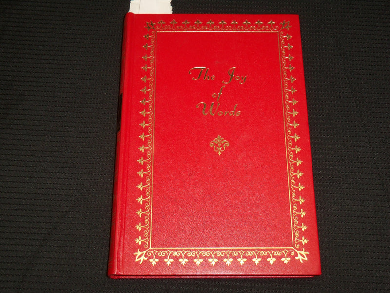 1960 THE JOY OF WORDS HARDCOVER BOOK - J. G. FERGUSON - KD 7382