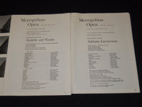 1961-1969 METROPOLITAN OPERA LINCOLN CENTER PROGRAMS LOT OF 17 ISSUES - O 2922B