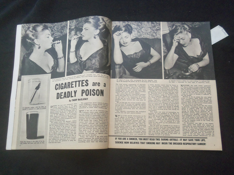 1950 APRIL LAFF MAGAZINE - PAT KENNEDY COVER - MARY BROWN INSIDE - J 7783