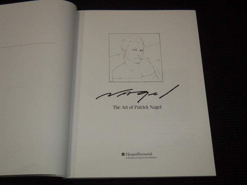 1989 THE ART OF PATRICK NAGEL HARDCOVER BOOK - ELENA G. MILLIE - PRINTS- I 1843T