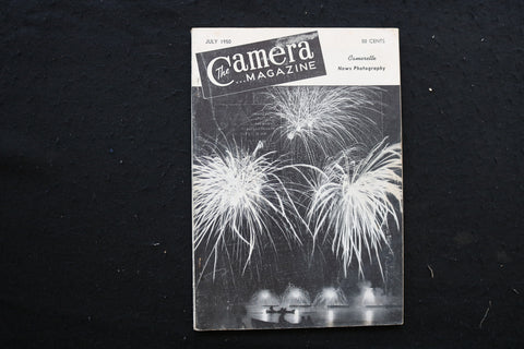 1950 JULY THE CAMERA MAGAZINE - FIREWORKS COVER - K 352