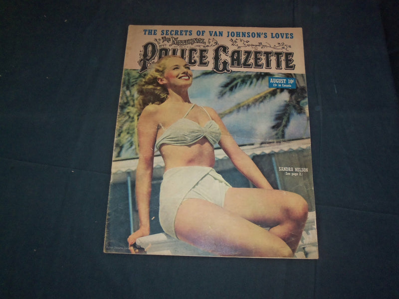 1946 AUGUST THE NATIONAL POLICE GAZETTE MAGAZINE - SANDRA WILSON - B 5925