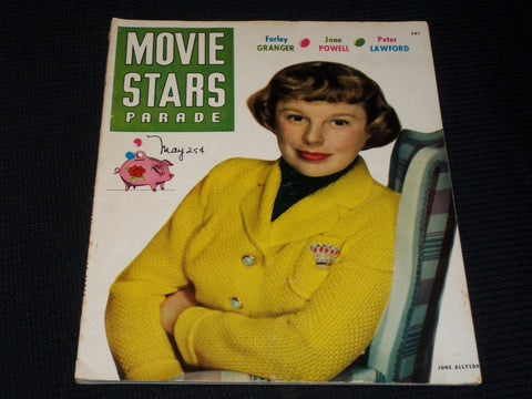 1950 MAY MOVIE STARS PARADE MAGAZINE - JUNE ALLYSON FRONT COVER - E 1441