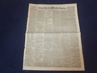 1855 JANUARY 25 NEW YORK TRIBUNE NEWSPAPER - MAUD MULLER BY WHITTIER - NP 5039