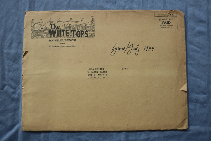 1939 JUNE AND JULY THE WHITE TOPS MAGAZINE WITH ENVELOPE - K 3127