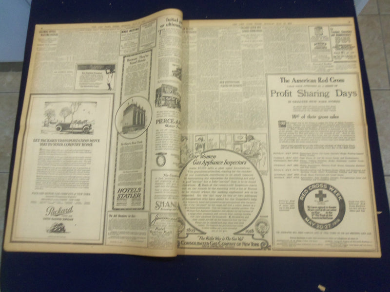 1918 MAY 13 NEW YORK TIMES-ALLIES WON'T USE AMERICAN ARMY UNTIL COMPLETE-NT 8180