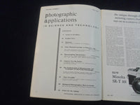 1967 FALL PHOTOGRAPHIC APPLICATIONS IN SCIENCE AND TECHNOLOGY MAGAZINE -SP 4714M