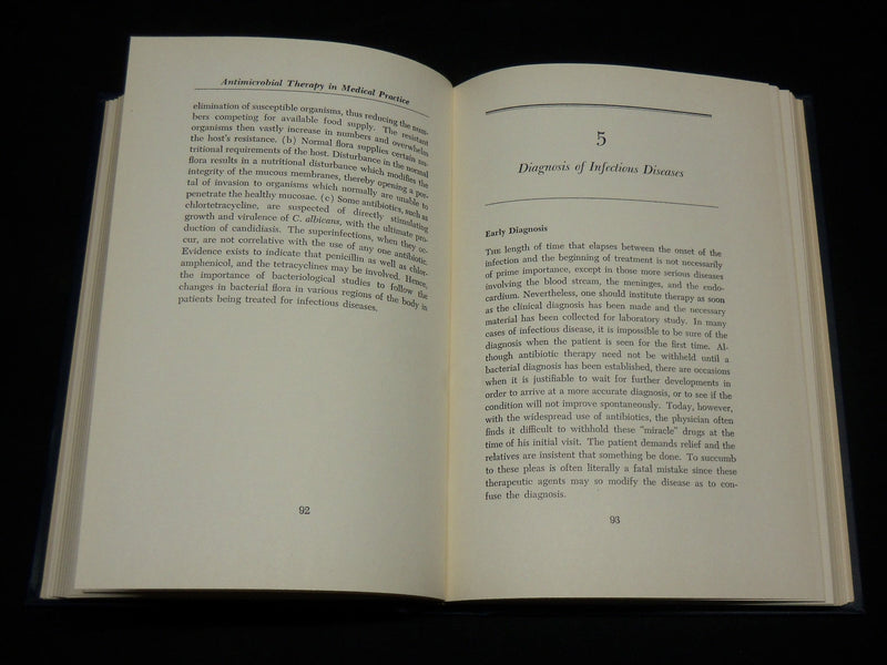 1955 ANTIMICROBIAL THERAPY IN MEDICAL PRACTICE BOOK BY FLIPPIN - KD 2764W