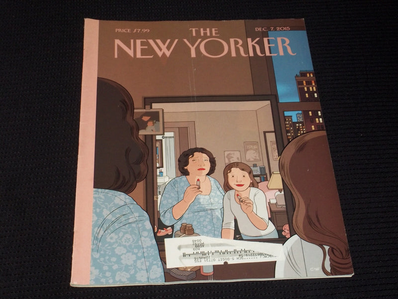 2015 DECEMBER 7 THE NEW YORKER MAGAZINE NICE ILLUSTRATED COVER - E 3214