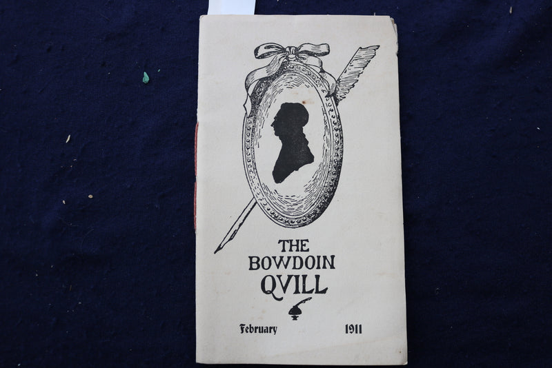 1910-1911 THEBOWDOIN QUILL SOFTCOVER BOOKS- LOT OF 2 - K 831