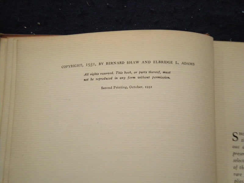 1931 ELLEN TERRY AND BERNARD SHAW A CORRESPONDENCE HARDCOVER BOOK - KD 8041